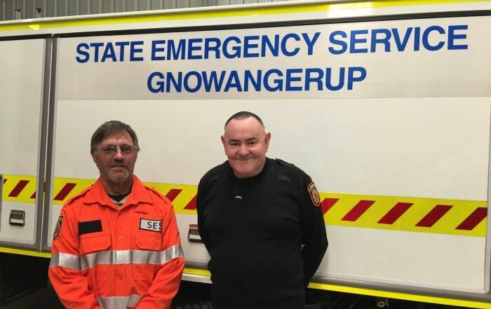PHOTO: The Gnowangerup SES have now received a trial of new equipment from DFES. (ABC News: Gianni di Giovanni)