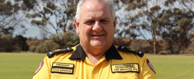 WA Volunteer Bushfire Brigade president Dave Gossage.. Photo Farm Weekly