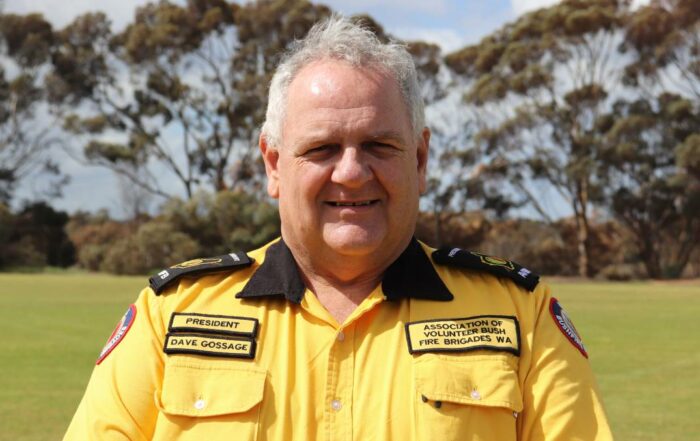 WA Volunteer Bushfire Brigade president Dave Gossage.. Photo Farm Weekly