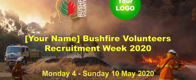 Bushfire Volunteers Recruitment Week