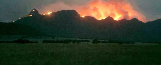 Stirling Range National Park fire 2020 Picture: Facebook/Brett Page