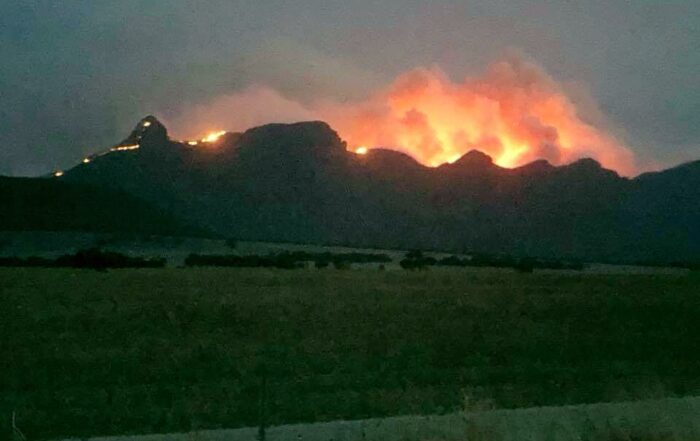 Stirling Range National Park fire 2020 Picture: Facebook/Brett Page