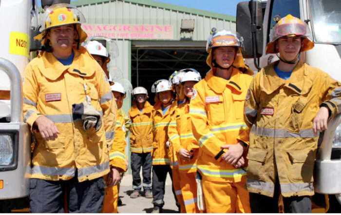 There was a good turnout of new and serving members at the training day for the Waggrakine Volunteer Bushfire Brigade on Sunday. Credit: Peter Sweeney