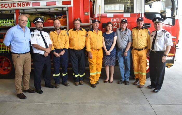 Prime Minister Scott Morrison, Premier Gladys Berejiklian Picture: TATimes