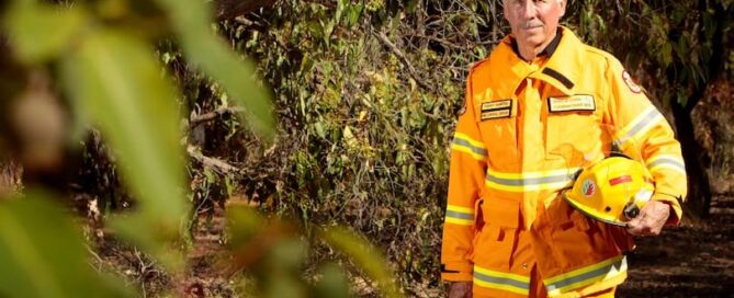 Volunteer Bushfire Brigade fire control officer Terry Hunter was awarded with a medal for 50 years of service at Collie's Australia Day Awards. Credit: Shannon Verhagen