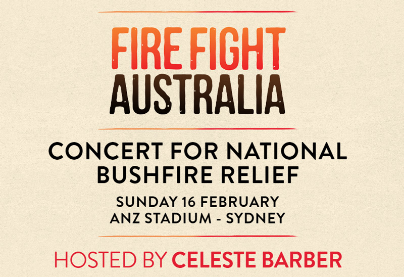 Fire Fight Australia concert for national bushfire relief