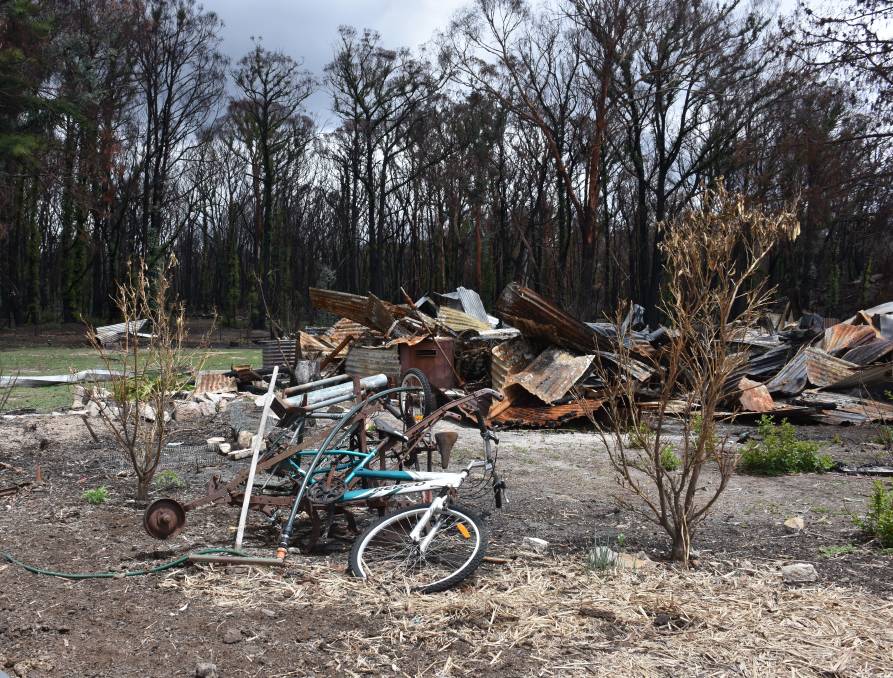 Torrington was still in ruins months on from last year's bushfires. Photo: Glen Innes Examiner