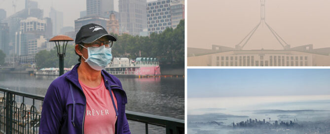 Melbourne, Sydney and Canberra all experienced compromised air quality through the bushfires.