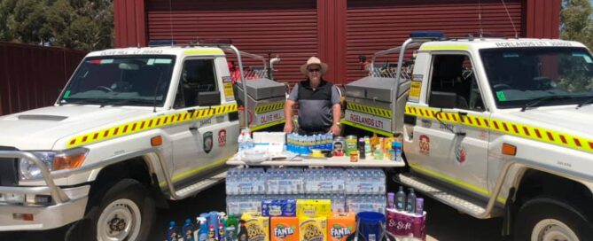Supplies purchased by Roelands/Olive Hill Combined Volunteer Bush Fire Brigade using the $500 Coles Gift Card