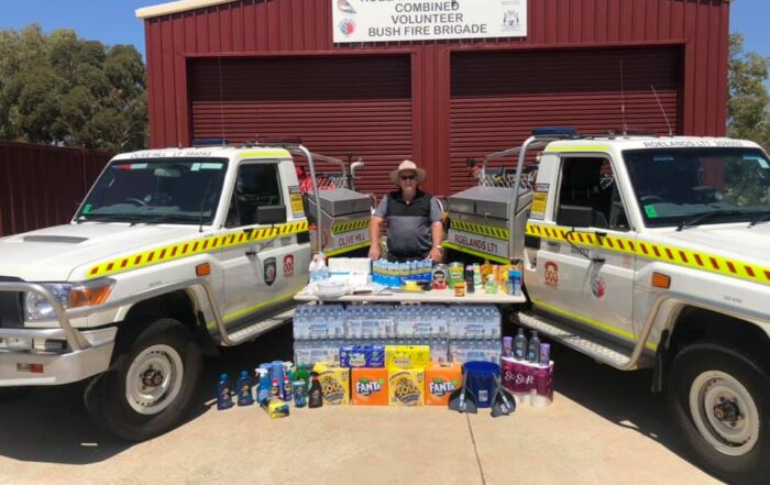 Supplies purchased by Roelands/Olive Hill Combined Volunteer Bush Fire Brigade using the $500 Coles Gift Card