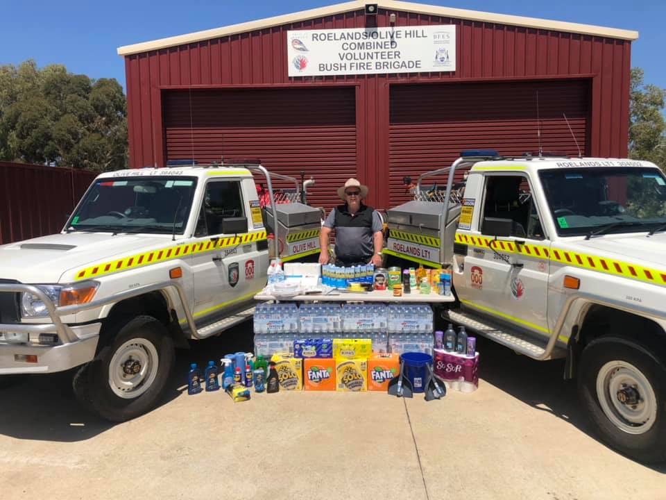 Supplies purchased by Roelands/Olive Hill Combined Volunteer Bush Fire Brigade using the $500 Coles Gift Card