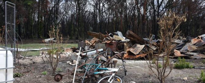 Some of the ruins of Torrington. Hundreds of homes were destroyed in bushfires last year, leaving dozens homeless. Picture: Glen Innes Examiner