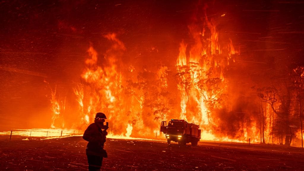 Australia’s 2019-20 bushfire season was one of the most destructive on record. Picture: Matthew Abbott/Panos
