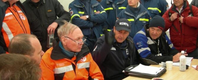 THIS RESEARCH EXPLORED THE COMPLEXITIES OF STRATEGIC DECISION MAKING DURING THE DEPLOYMENT OF THE AUSTRALIAN URBAN SEARCH AND RESCUE TEAM TO FUKUSHIMA, JAPAN, IN 2011. PHOTO: FIRE AND RESCUE NSW