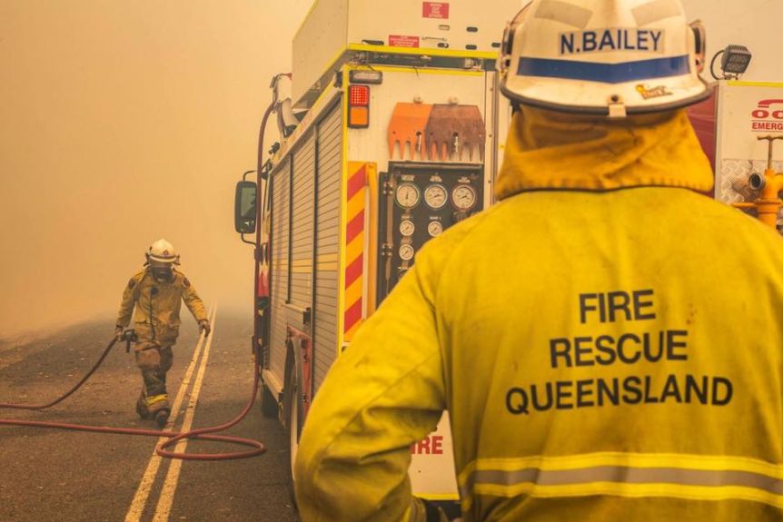 The Rural Fire Brigades Association of Queensland is concerned money is being take away from the Queensland Fire & Emergency Services budget(Supplied: QFES)
