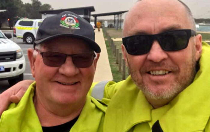 Chris (Ian) Hammond OAM and our Volunteer Engagement Manager Alex Espey