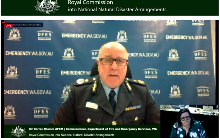 FES Commissioner Darren Klemm at Royal Commission 17-07-2020