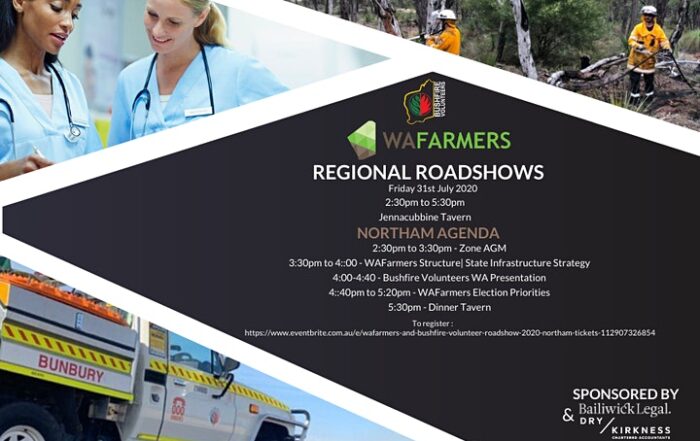 WAFarmers BV Regional Roadshow Northam 31 July 2020