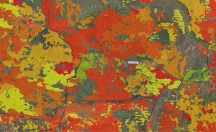 FMG's fire scar map. Image: ITNews