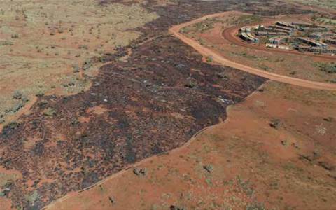 Prescribed burning at FMG's Christmas Creek site. Source: FMG