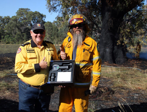 Balingup Brigade uses Western Power-funded fireground tool immediately