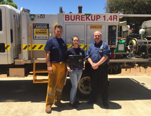 Bushfire Volunteers Western Power grant delivers new FLIR thermal camera to Burekup Bush Fire Brigade