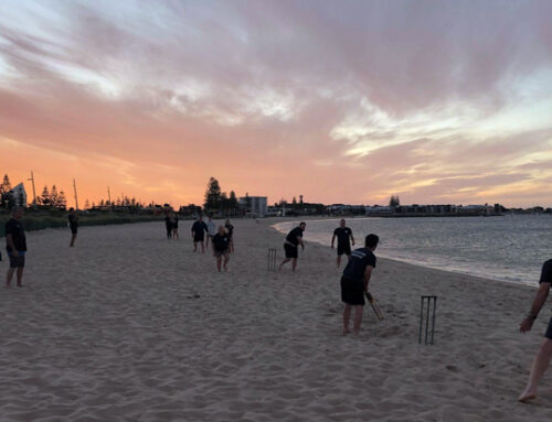 Bonding & Beach Cricket: Bunbury Volunteer Bush Fire Brigade