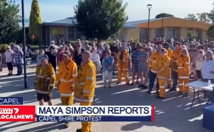 Screenshot from GWN7 News 21-01-21 re Shire of Capel