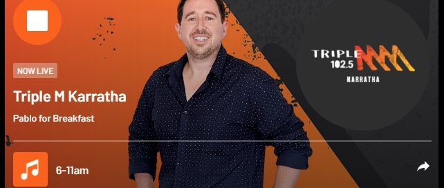 MMM Karratha 102.5 Pablo for Breakfast