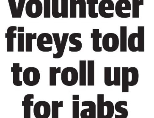 The West: Volunteer fireys told to roll up for jabs